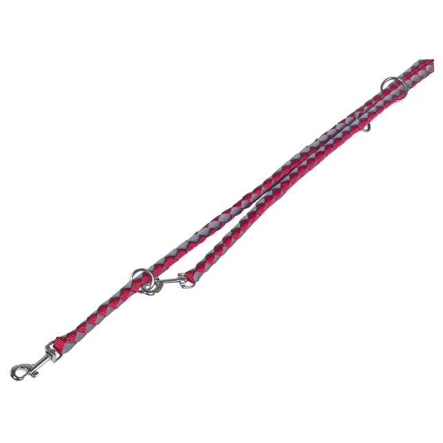 Nobby Hunde Führleine Corda rot/grau, diverse Größen, NEU