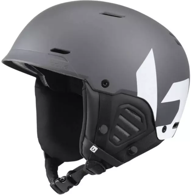 BOLLE Skihelm Snowboardhelm MUTE Helm 2024 grey white matte Helmet Sporthelm