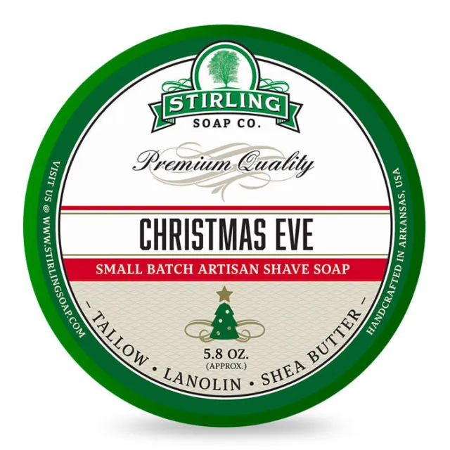 Stirling Soap Company Savon De Barbe Christmas Eve