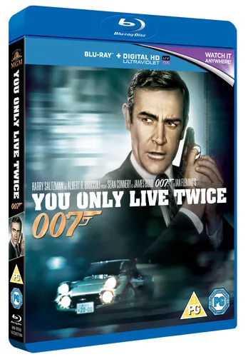 You Only Live Twice DVD (2015) Sean Connery, Gilbert (DIR) cert PG ***NEW***