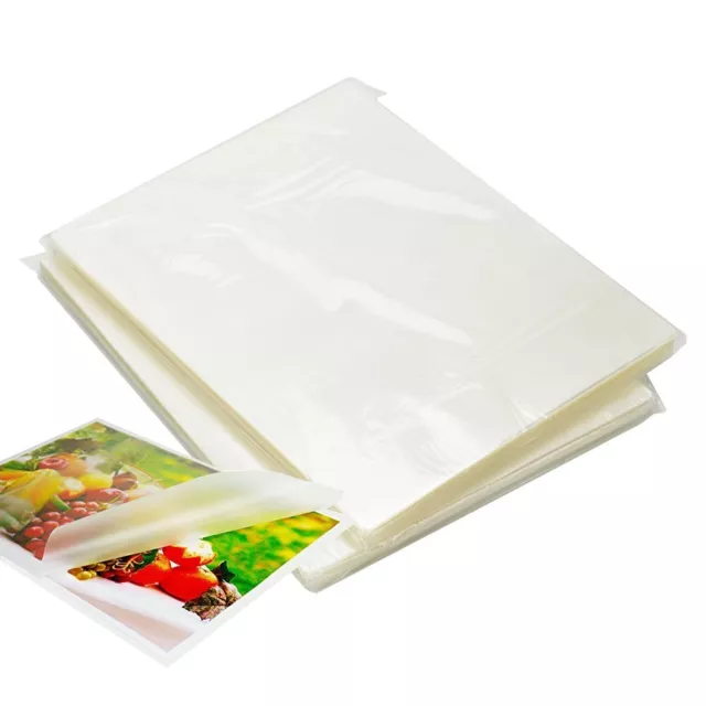 100 Pack Thermal Laminating Pouches 9" x 11.5" 3 Mil Letter Size Clear Crystal