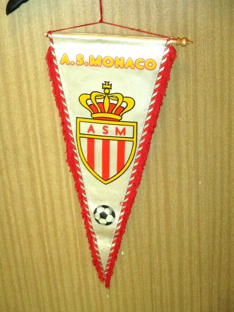 Lot 2 Écharpes + Fanion AS Monaco - Club Des Supporters - Sciarpa Scarf Officiel