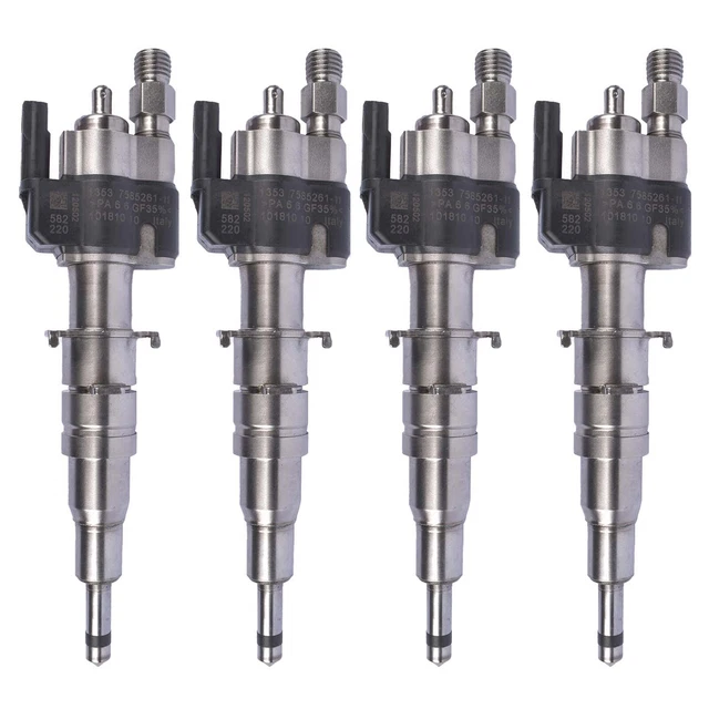 4*FUEL INJECTOR FOR BMW E81 E82 E87 E90E93 E60 E64 118i 320i 528i 630i