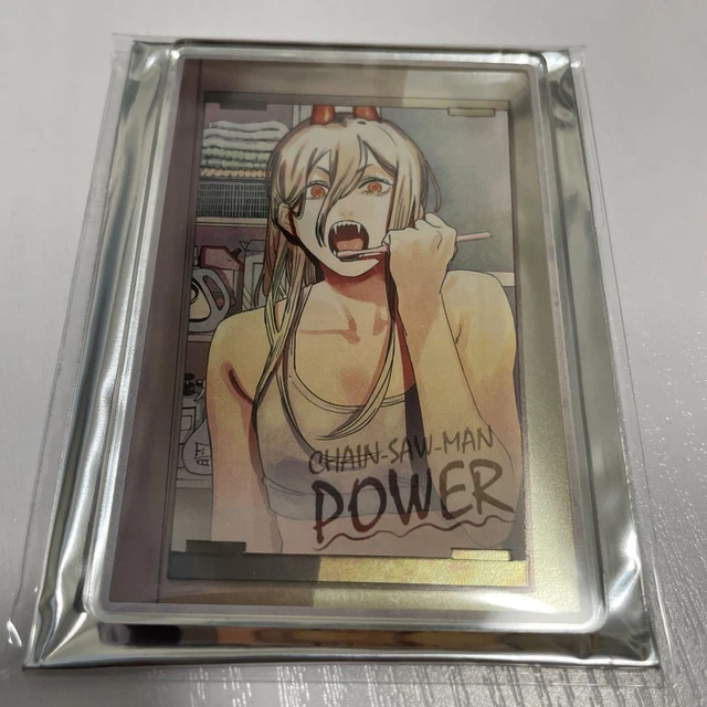 CHAINSAW MAN DENJI Bag Binding Power Acrylic Card £45.25 PicClick UK