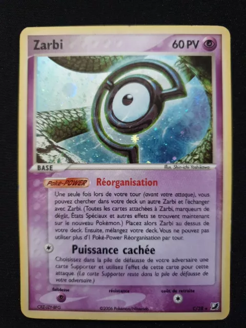 Pokemon Card - ZARBI HOLO - C/28 - Secret Block EX Hidden Forces FR