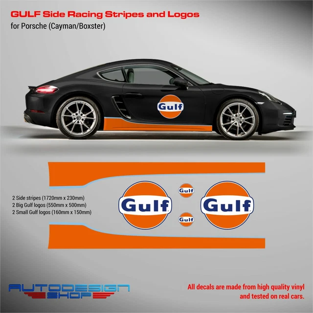 Bmw 1 - Stickers Decals Le Mans Racing Stripe Gulf | UK