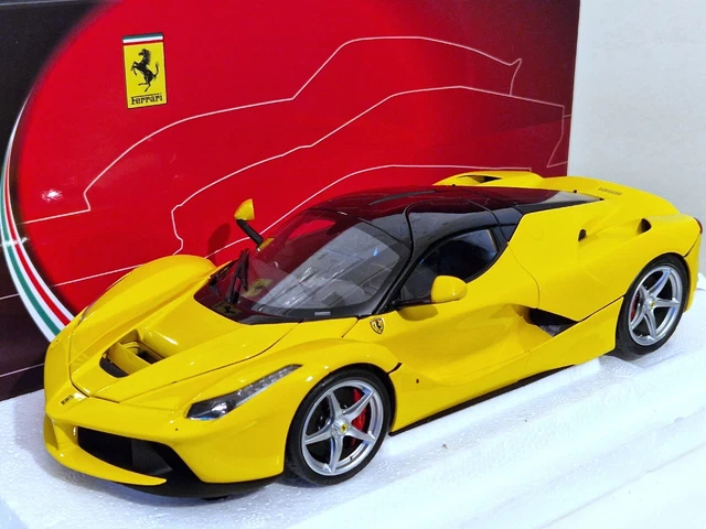 BBR Ferrari LaFerrari in Yellow Modena With Matt Black Wheels | TR Collectibles BBR Ferrari LaFerrari in Yellow Modena With Matt Black Wheels | TR Collectibles