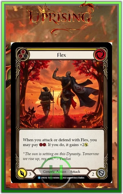 Flex Yellow - FAB:Uprising - UPR192 - Carte Officielle Anglaise