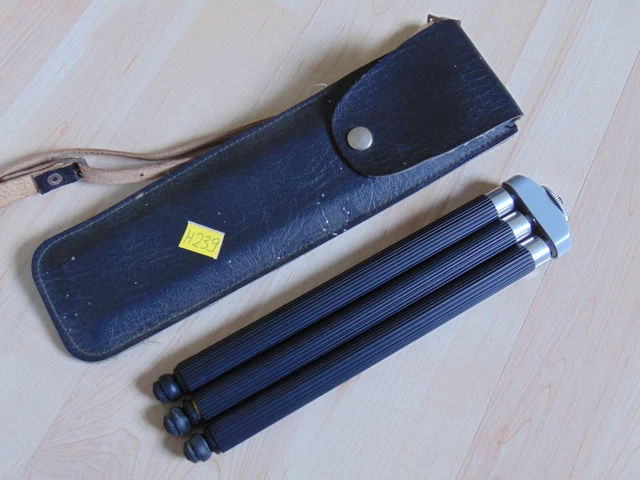 Stabiles Dreibein Tripod Stativ Messing M6 mit Tasche
