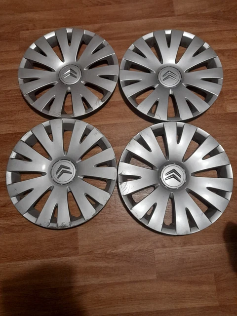 Citroen berlingo finiture coprimozzo copriruota, originale, 4x, quattro 15"