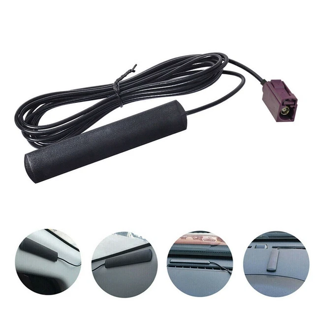 Antenna Car Radio Stereo 300 Cm 50 Ohms Connecting Signals Full Copper Plated