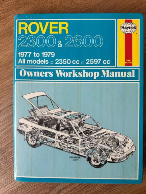 Rover SD1 2300 & 2600 (1977-1979) Haynes Owners Workshop Repair Manual Book #468