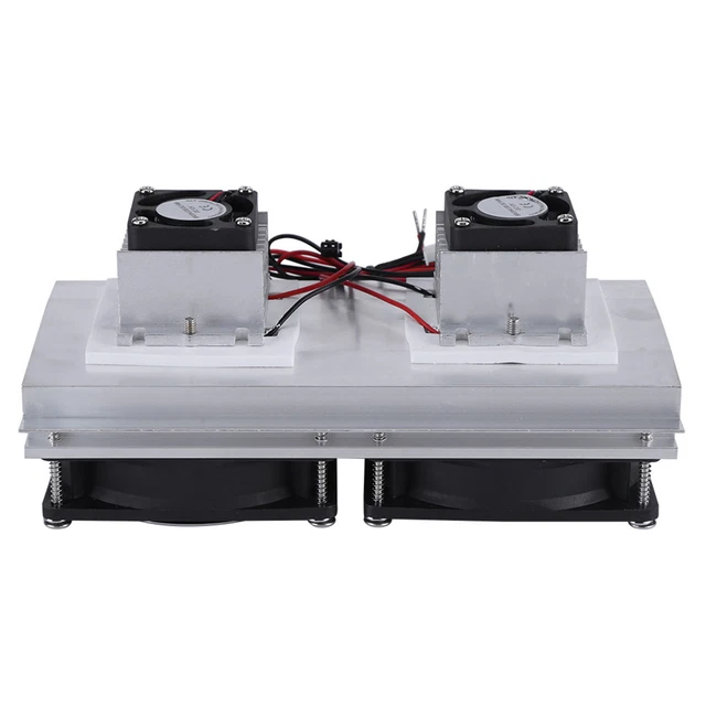 Dual Core Semiconductor Peltier Refrigeration Cooling System Cooler US Plug 110V