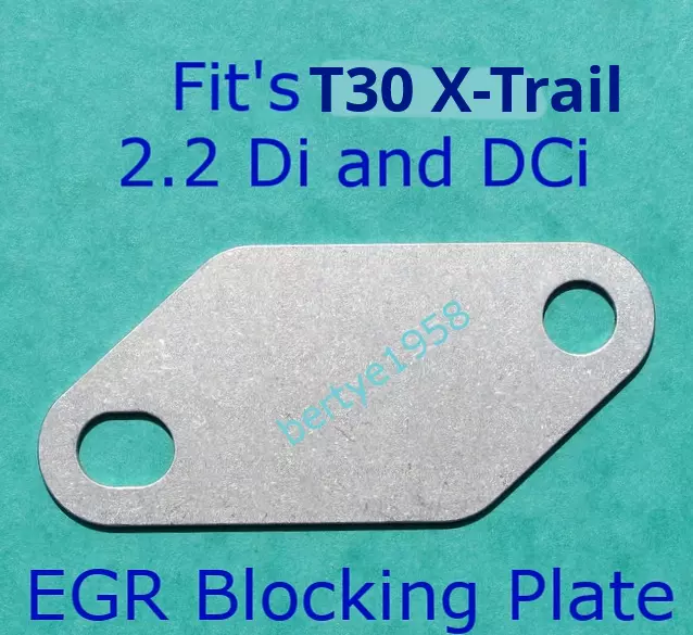 EGR Valve Block Plate Fit's T30 X-Trail, Primera, Almera 2.2 Di & DCi Y22