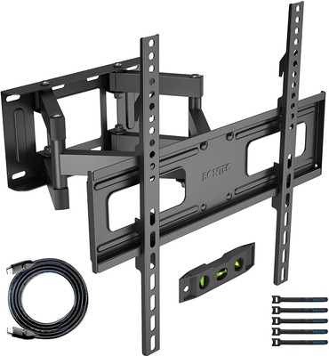 regolabile in altezza VESA max 600x400 mm può contenere 40 kg BONTEC Supporto TV da tavolo universale con supporto per TV LCD/LED/al plasma da 32-60 