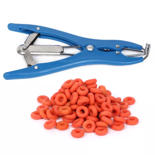 Elastrator Castration Large Plier Rubber Ring Applicator Castrator Docking Ring