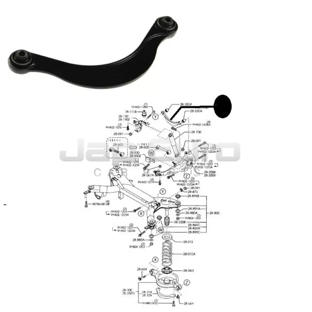 Pour Mazda 6 2002-2007 Suspension Arrière Contrôle Haut Supérieur Bras - Neuf