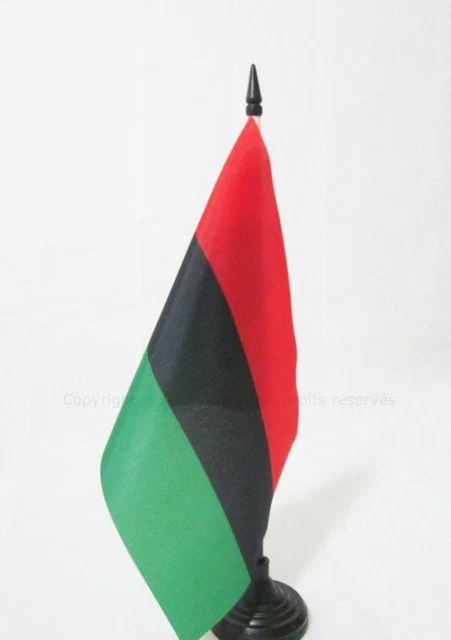 Mini Drapeau USA Président De Table - 15x10 Cm, Hampe 25 Cm, Socle Noir - Décoration Bureau événement