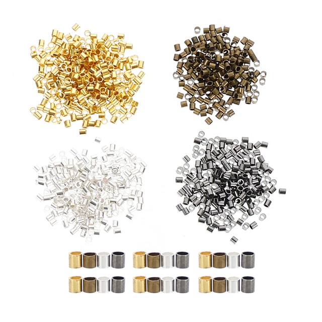 2000 Pcs Schmuck Positionierungsperlen DIY Lose Aus Metall Verstreute Ohrringe