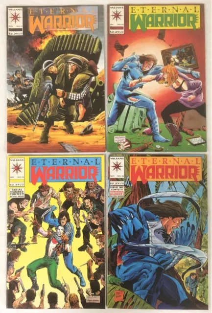 Eternal Warrior (1992) Valiant 4 Comic Lot Issues # 11 12 14 16 NM Grade