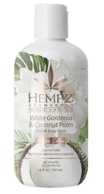 Hempz White Gardenia & Coconut Palm Herbal Body Wash - 8 oz