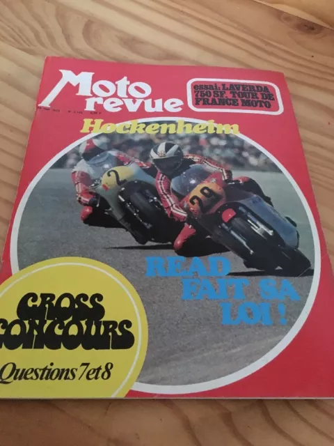 MOTO REVUE 1973 N° 2125 mai Laverda 750 SF tour de france Hockenheim Nogaro ...