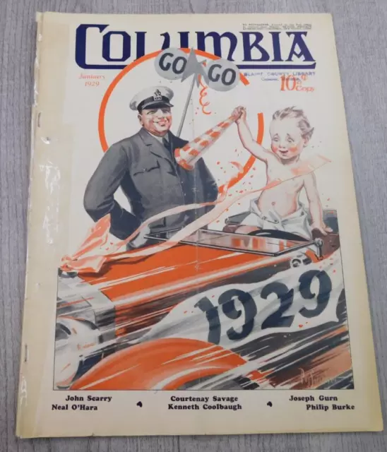 Vintage Columbia Magazine JAN 1929 Largest Catholic Mag in World Religious Ads