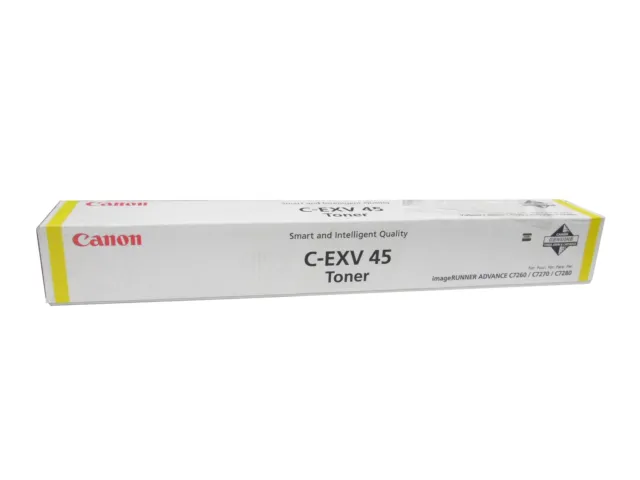 Canon C-EXV45Y (6948B002) Cartouche de toner Jaune authentique (TVA incluse)