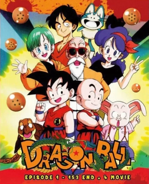 Dragon Ball Complete Animated TV Series Collection + 4 Movies Japanese Anime DVD