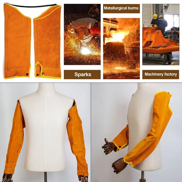 Anti-Heat Welding Gauntlets Welding Glove Works Gloves Soldering Accessory