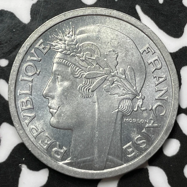 1957 France 1 Franc Lot#M8166 High Grade! Beautiful!