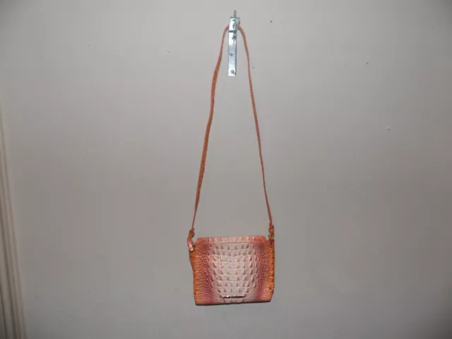 Rare Brahmin Luna Trina Passion Fruit Pink Orange Shoulder Bag