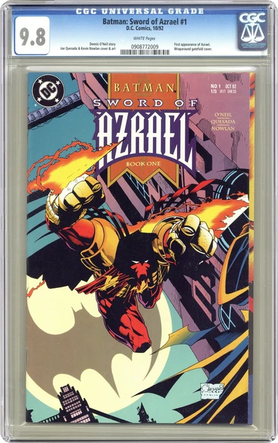 Batman Sword of Azrael #1 CGC 9.8 1992 0908772009
