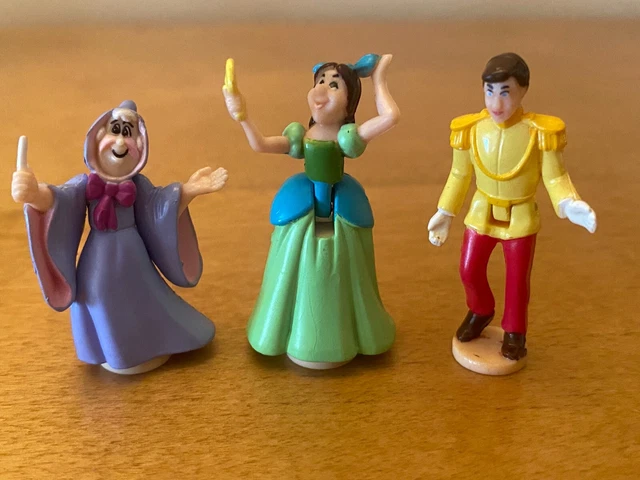 DISNEY CINDERELLA MINI figures (Pollypocket?) Fairy Godmother