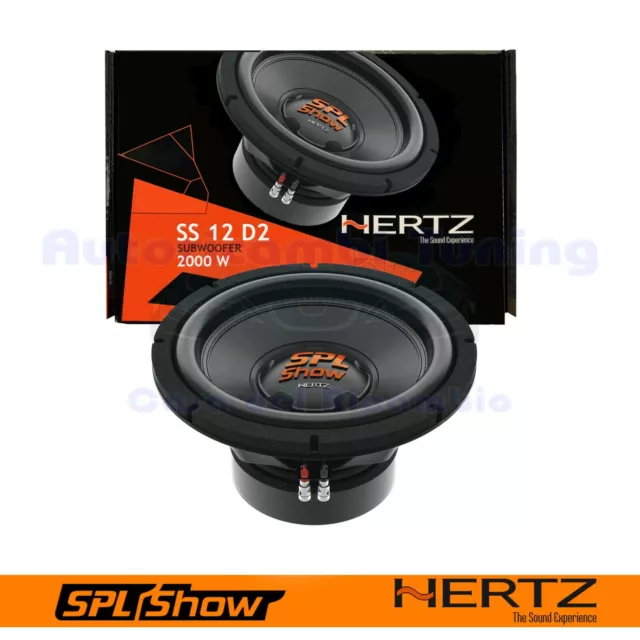 Hertz SS 12 D2 Sub Caisson de Basse 2000W 30 CM Ligne Spl Show Double Coil 2+2