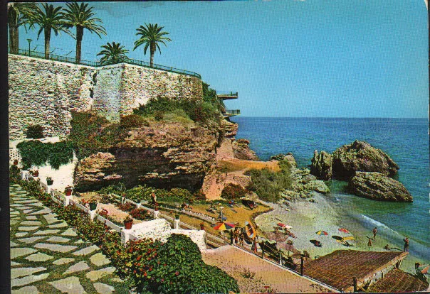 Postal De Nerja Malaga Andalucia Costa Del Sol Postcard Postkarte        Cc02579