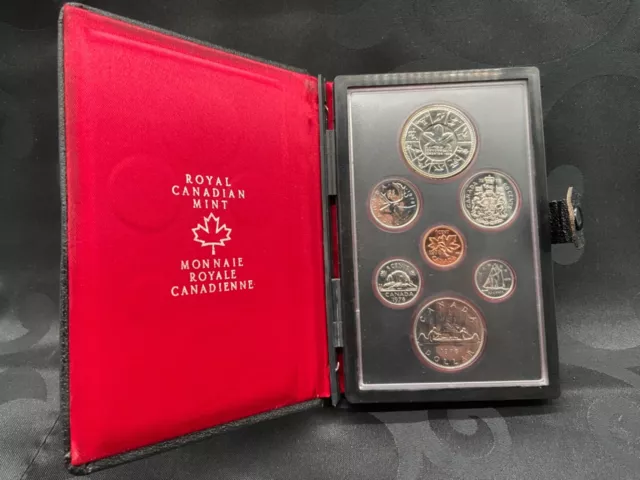 KMS + SILBER DOLLAR 1978 - ROYAL CANADIAN MINT - PP / PROOF SET - in OVP/ETUI