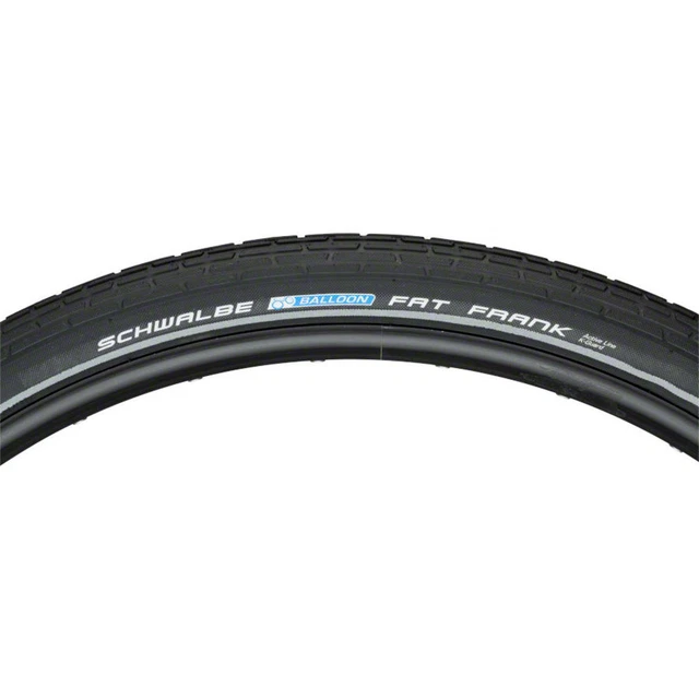 Schwalbe Fat Frank Tire 29 x 2.0 Wire Bead Black with Reflex Sidewall and K-Guar