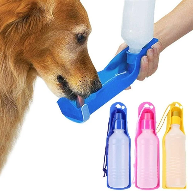 Borraccia Portatile Per Cani, Da Viaggio, A Prova Di Perdite, Per Cani, Gatti, Animali Domestici All'aperto (blu, 350 Ml