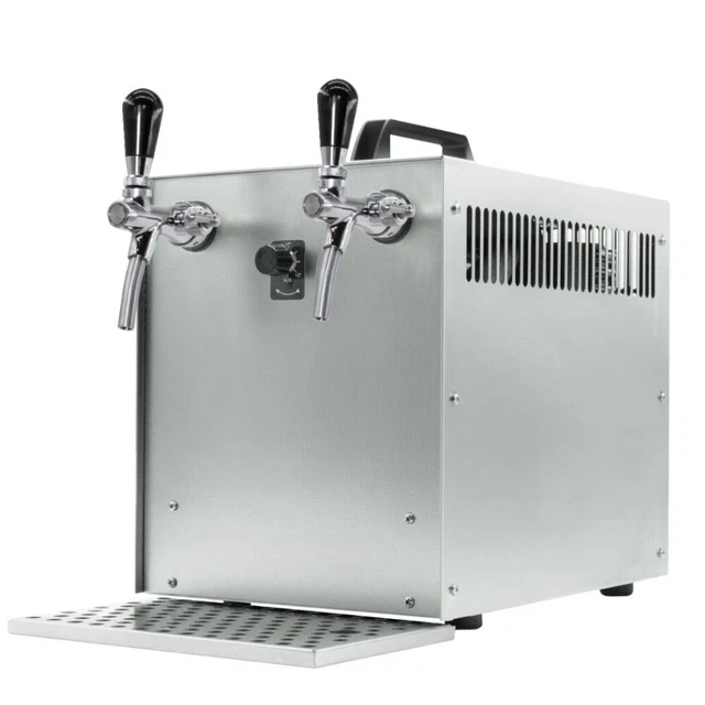 Zapfanlage Trockenkühler 2- leitig Edelstahl 60 L/h Bierkoffer versandkostenfrei