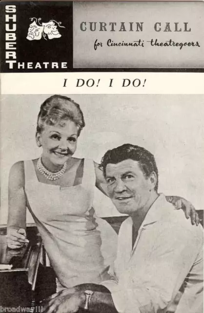 Mary Martin "I DO! I DO!" Robert Preston 1966 Cincinnati, Ohio Tryout Playbill