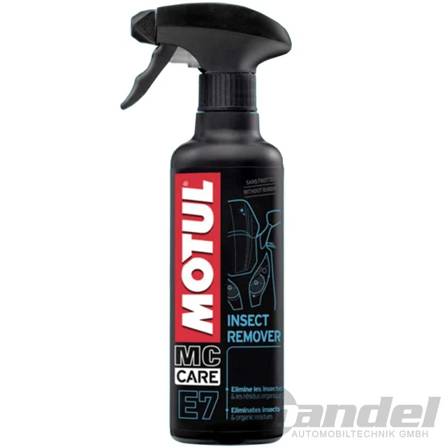 MOTUL E7 INSETTI REMOVER DETERGENTE RIMOZIONE INSETTI 400ml FLACONE SPRAY