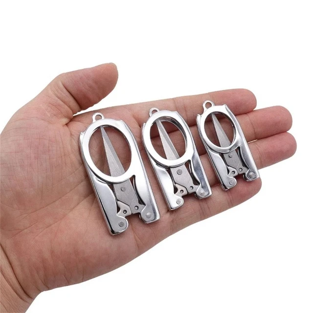 Steel Pocket Mini Fishing Scissors Folding Scissors Embroidery Small Scissors