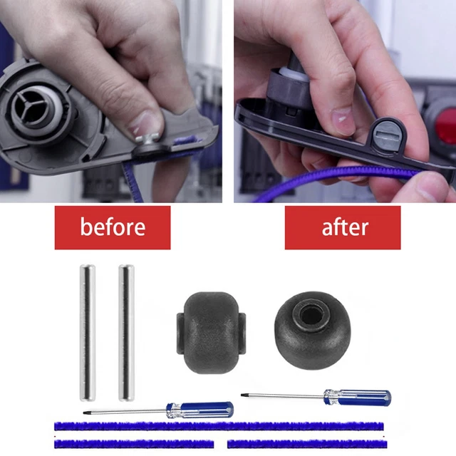 Bande de peluche de remplacement de haute qualité + roue pour aspirateur V6 V7