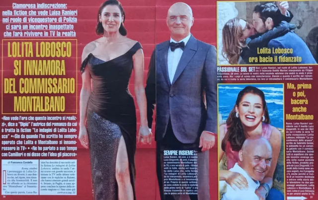 Italian Clipping Ritaglio 2022 LUISA RANIERI Lolita Lobosco si innamora 4 PAGINE