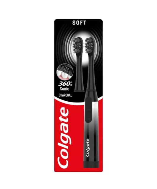 Colgate 360 Sonic Charcoal Battery Soft Toothbrush