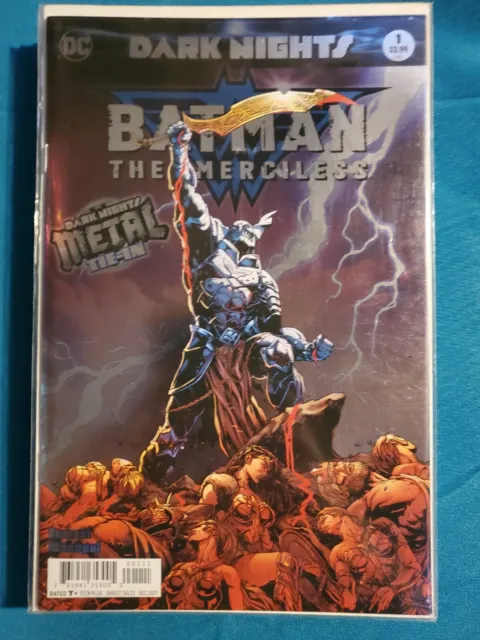 Dark nights Batman The Merciless #1 Metal Tie-In DC Comics Foil cover NM