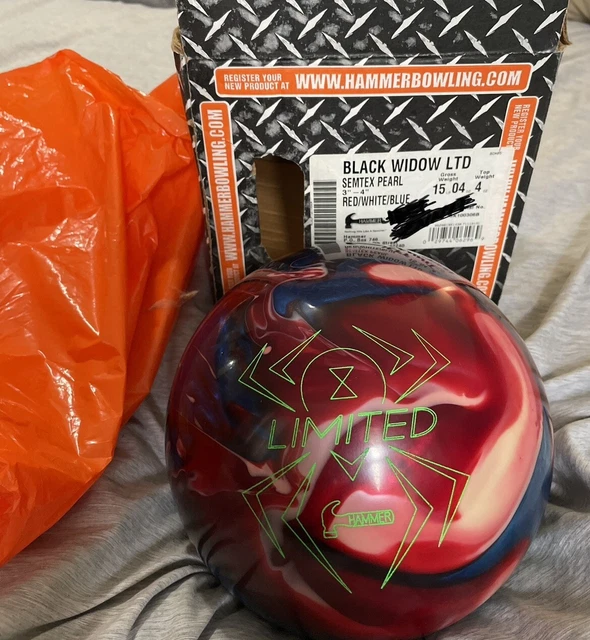 HAMMER BLACK WIDOW Limited Bowling Ball 15lbs *LIMITED EDITION* 500.00