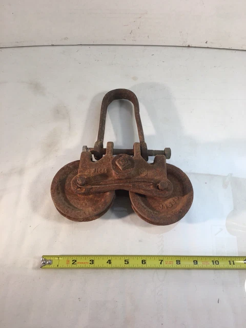 vintage antique barn door roller