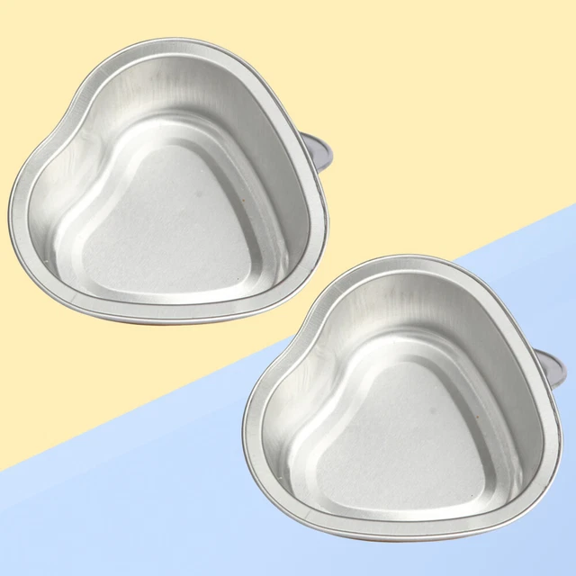 2 pz 30 g forma a cuore ciotola di cera fusa pellicola di alluminio depilazione fagioli